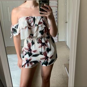 American Eagle Off the Shoulder Romper